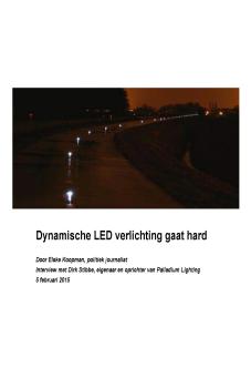 Dynamische LED verlichting door Elske Koopman